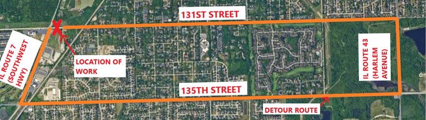 Southwest Highway_Detour Route_5.8.24