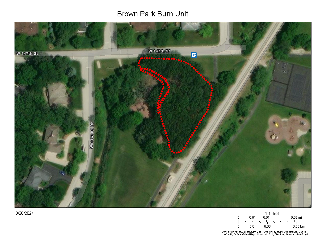 Brown Park Site Map