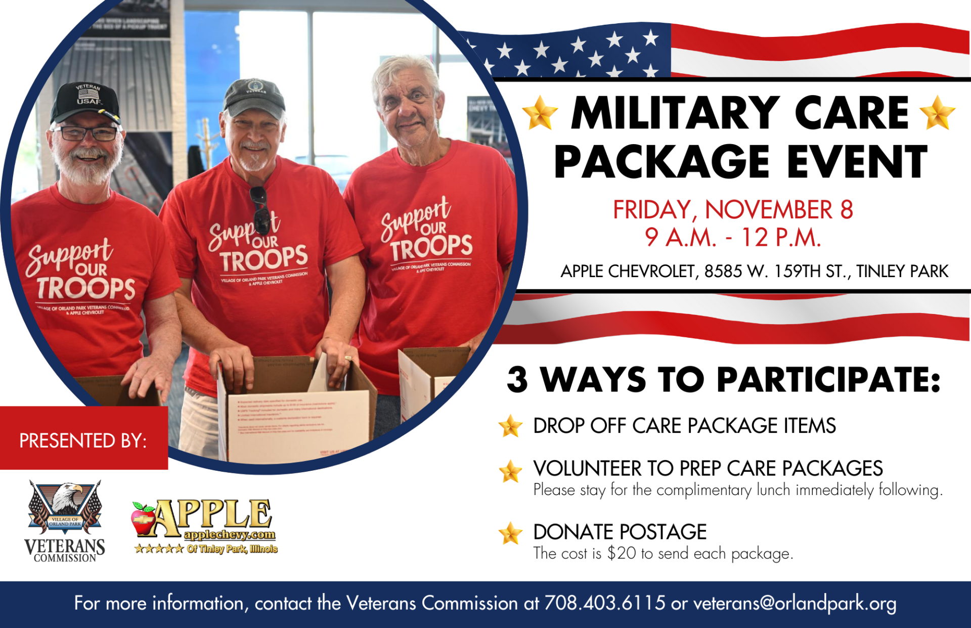 Military Care Package Event